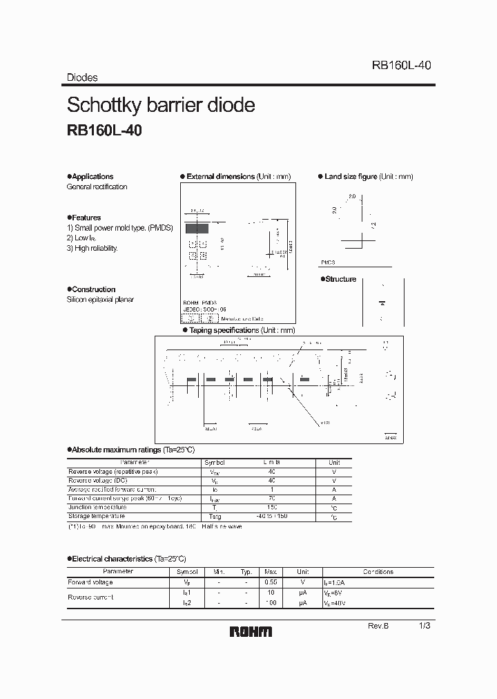 RB160L-401_4877702.PDF Datasheet