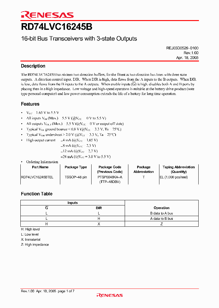 RD74LVC16245B_4288558.PDF Datasheet