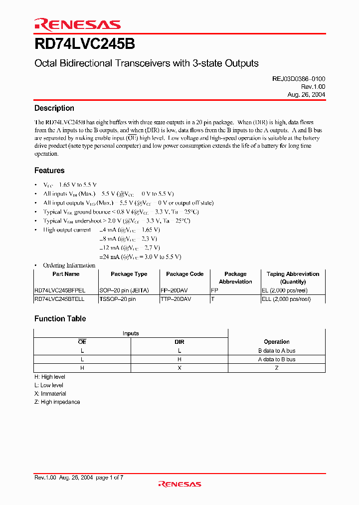 RD74LVC245BFPEL_4584897.PDF Datasheet