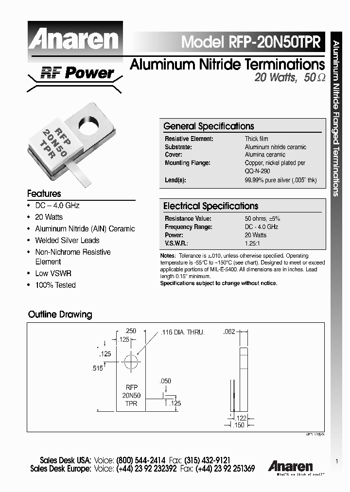 RFP-20N50TPR_4175706.PDF Datasheet