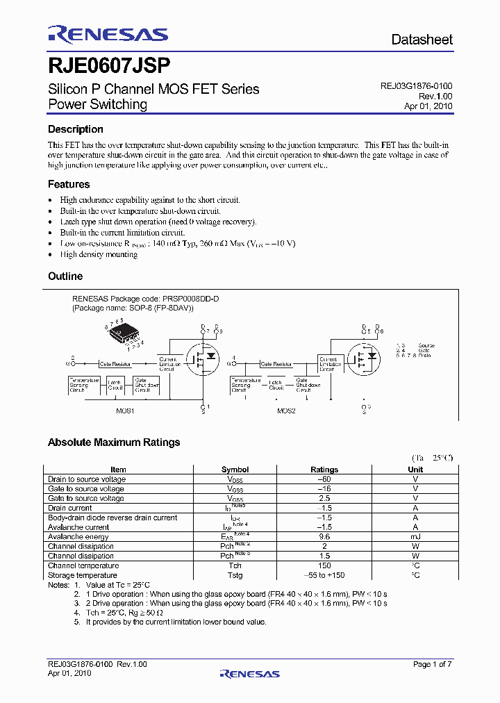 RJE0607JSP_4615348.PDF Datasheet