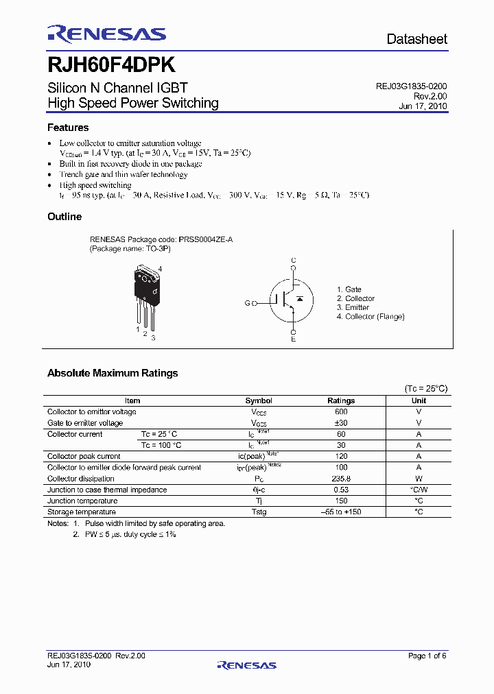 RJH60F4DPK10_4798442.PDF Datasheet