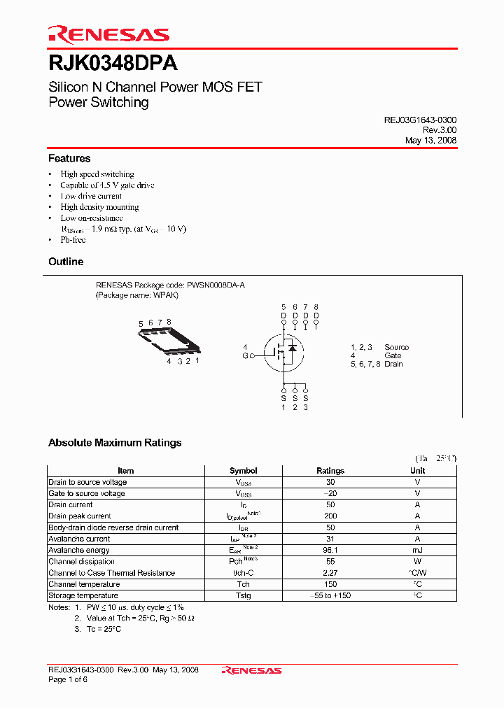 RJK0348DPA_4240972.PDF Datasheet