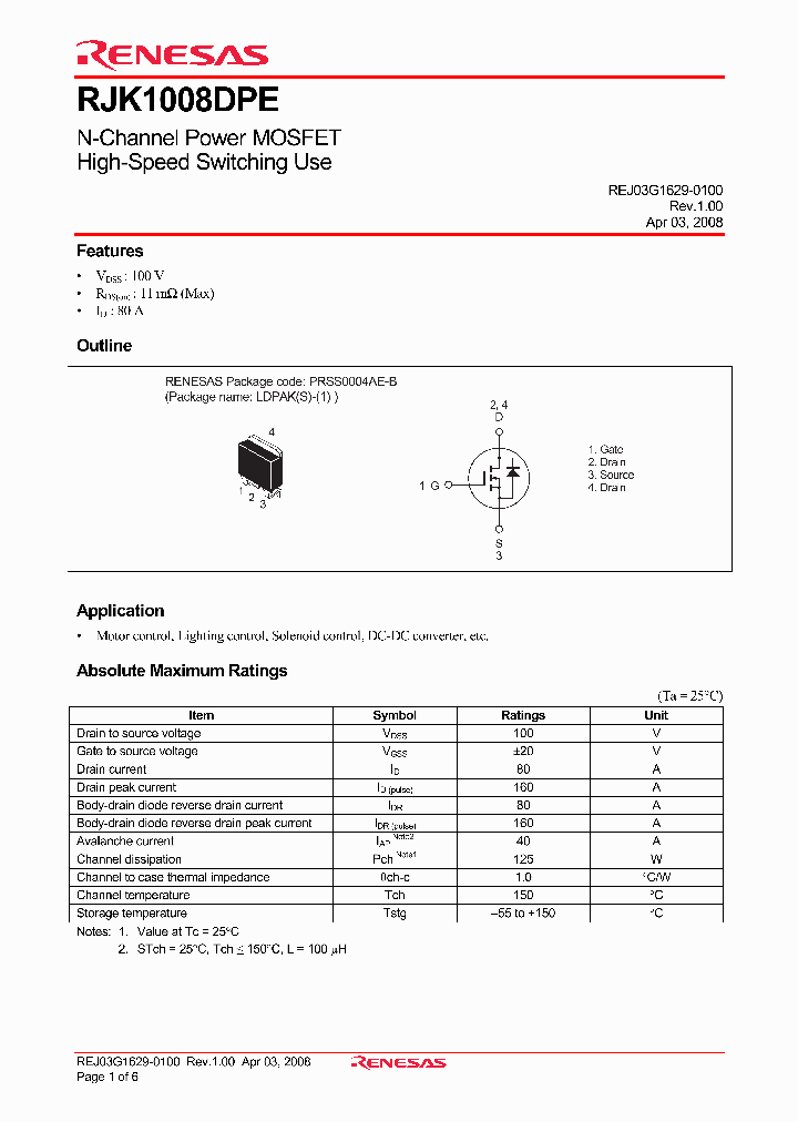 RJK1008DPE_4327958.PDF Datasheet