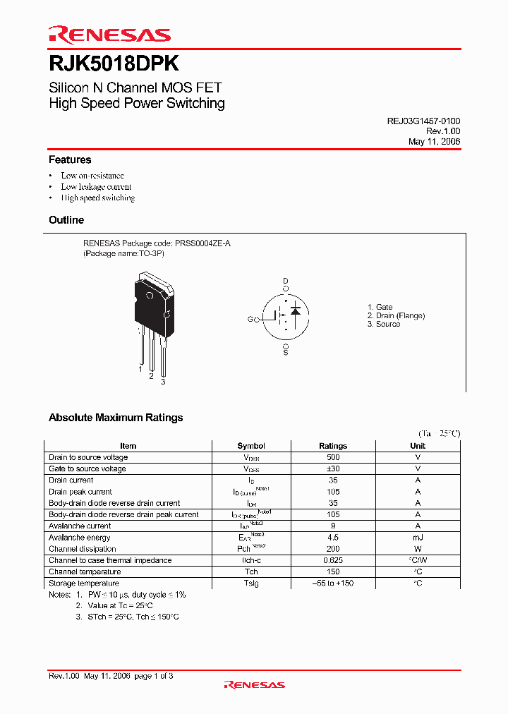 RJK5018DPK_4621438.PDF Datasheet
