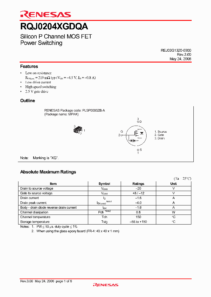 RQJ0204XGDQA_4239921.PDF Datasheet