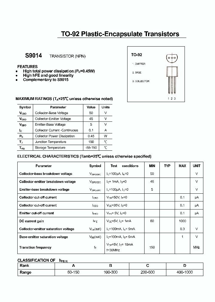 S9014_4650838.PDF Datasheet