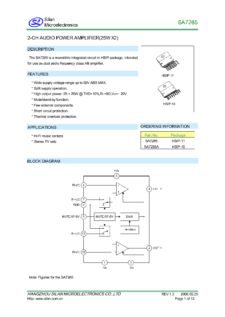 SA7265_4804805.PDF Datasheet