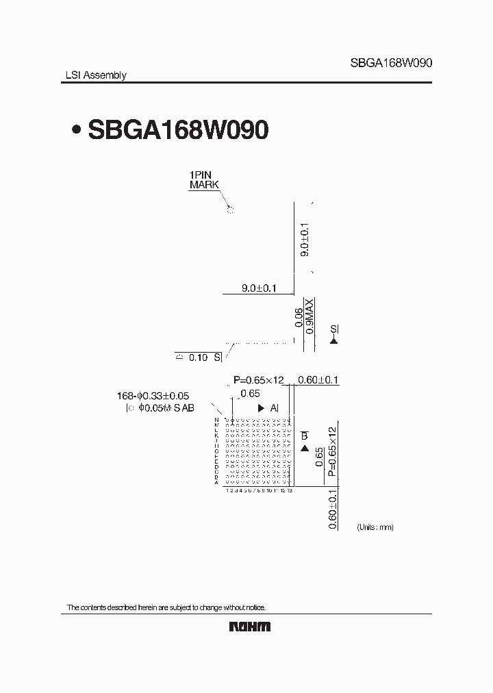 SBGA168W090_4541609.PDF Datasheet