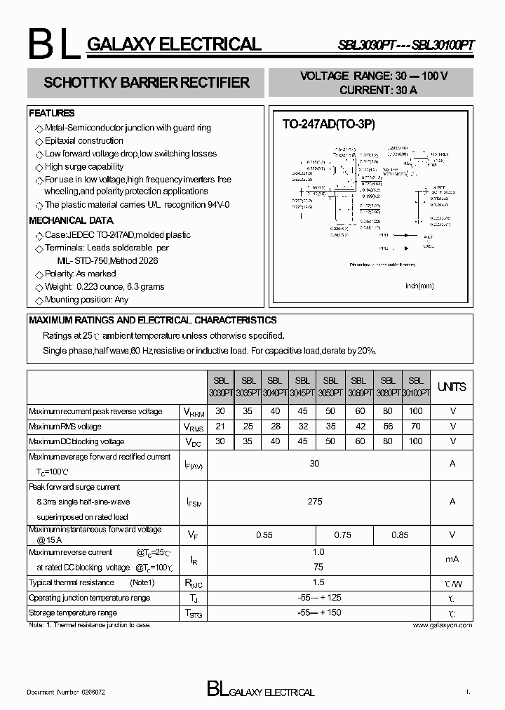 SBL3080PT_4245651.PDF Datasheet