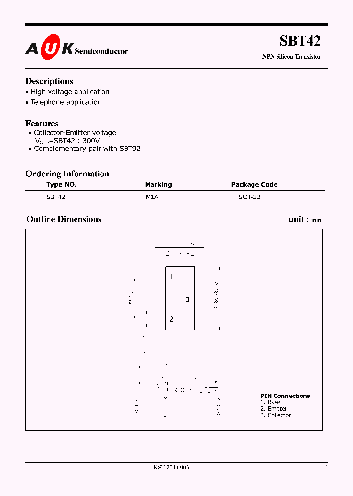 SBT421_4196345.PDF Datasheet