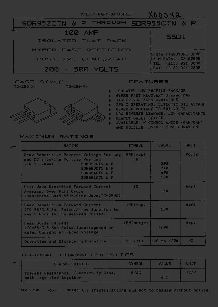 SDR953CTN_4386298.PDF Datasheet