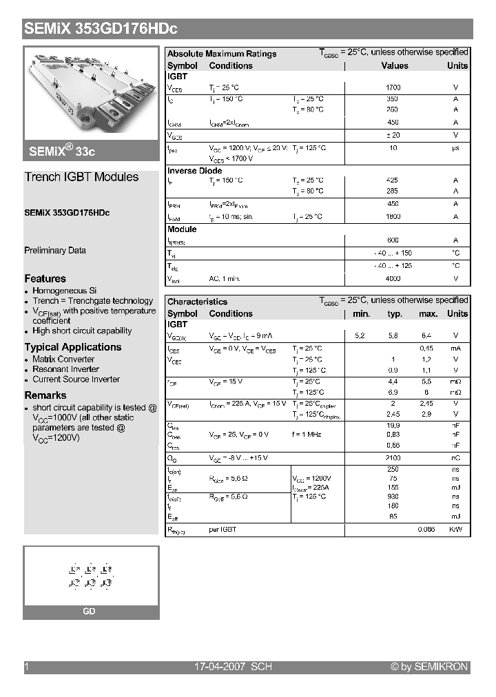 SEMIX353GD176HDC_4171857.PDF Datasheet