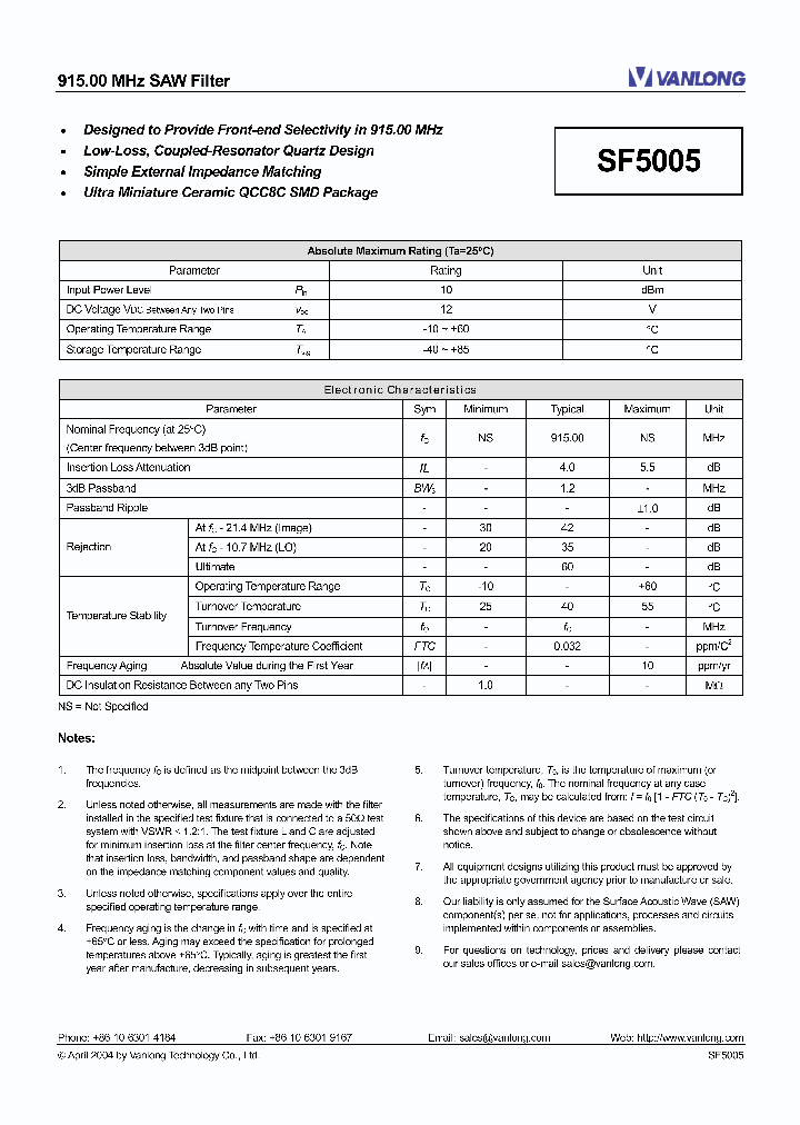 SF5005_4438583.PDF Datasheet