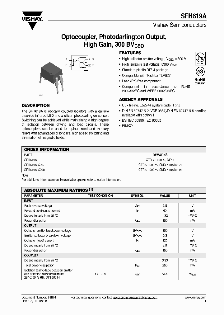 SFH619A08_4490073.PDF Datasheet