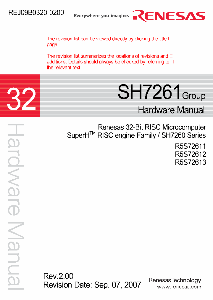 SH7261_4291359.PDF Datasheet