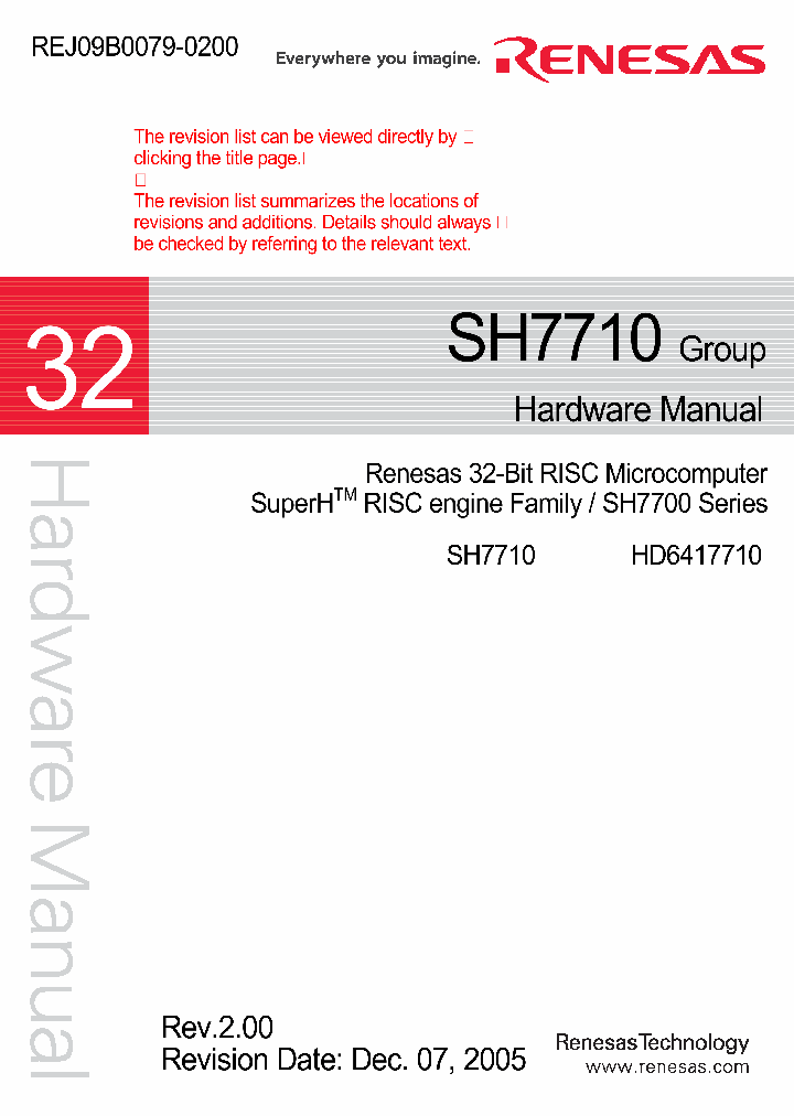 SH7710_4304023.PDF Datasheet