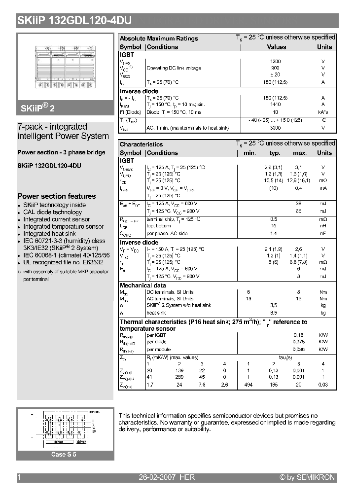 SKIIP132GDL120-4DU07_4199663.PDF Datasheet