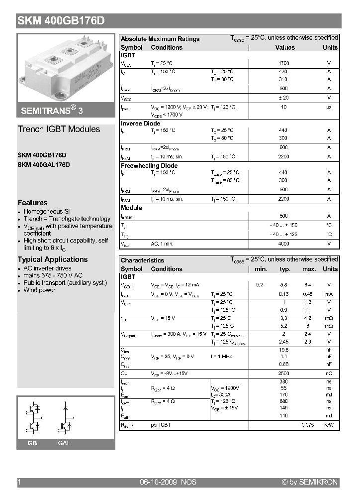 SKM400GB176D09_4659814.PDF Datasheet