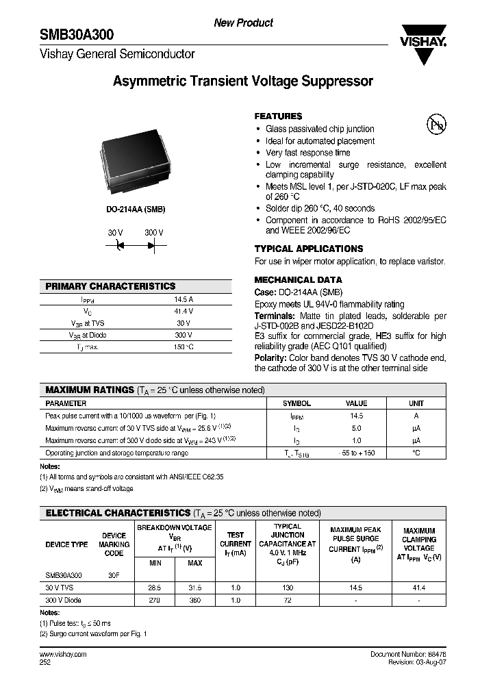 SMB30A300-E352_4822125.PDF Datasheet