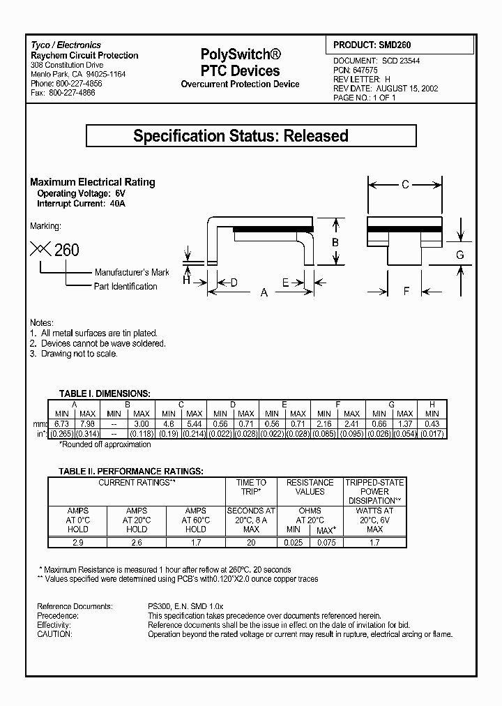 SMD260_4855044.PDF Datasheet