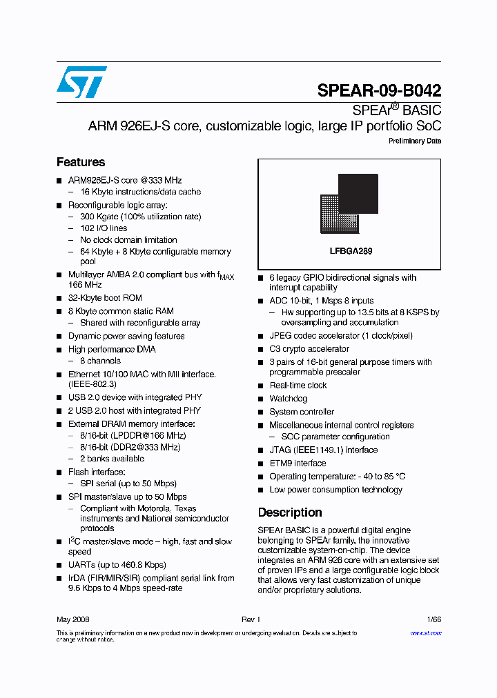 SPEAR-09-B042_4391283.PDF Datasheet