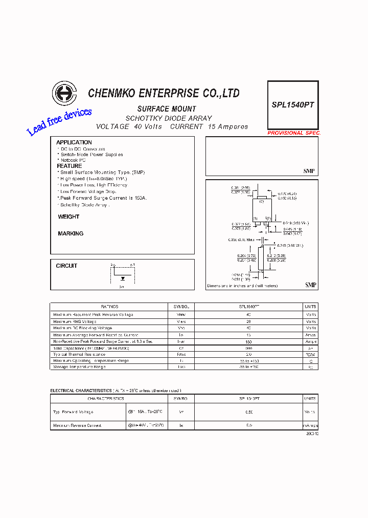 SPL1540PT_4702197.PDF Datasheet