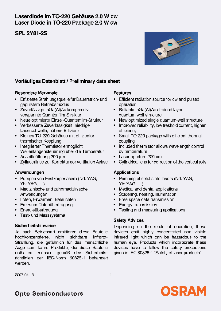 SPL2Y81-2S_4286087.PDF Datasheet