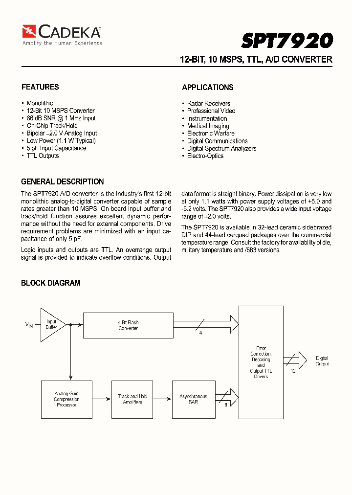 SPT7920_4468680.PDF Datasheet