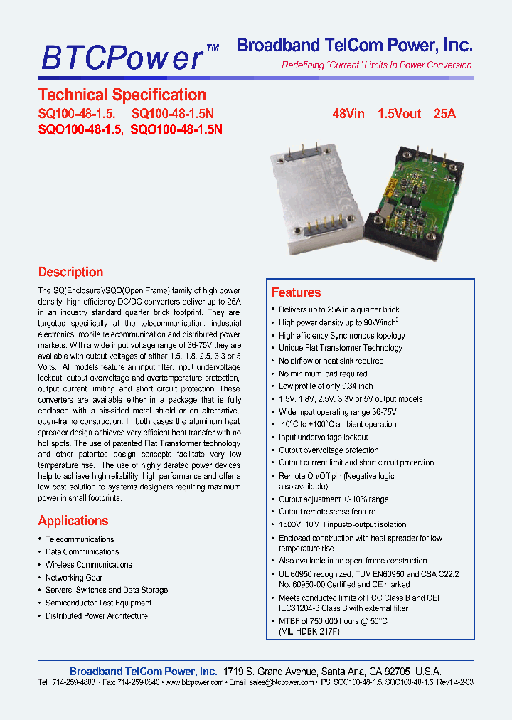 SQ100-48-15_4318281.PDF Datasheet