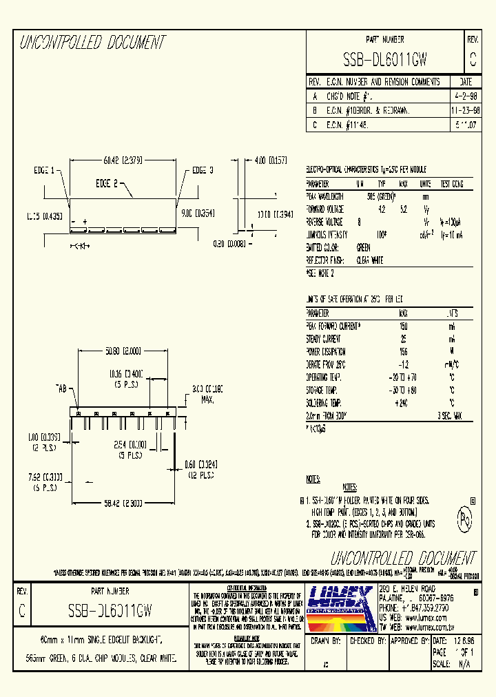 SSB-DL6011GW_4388387.PDF Datasheet