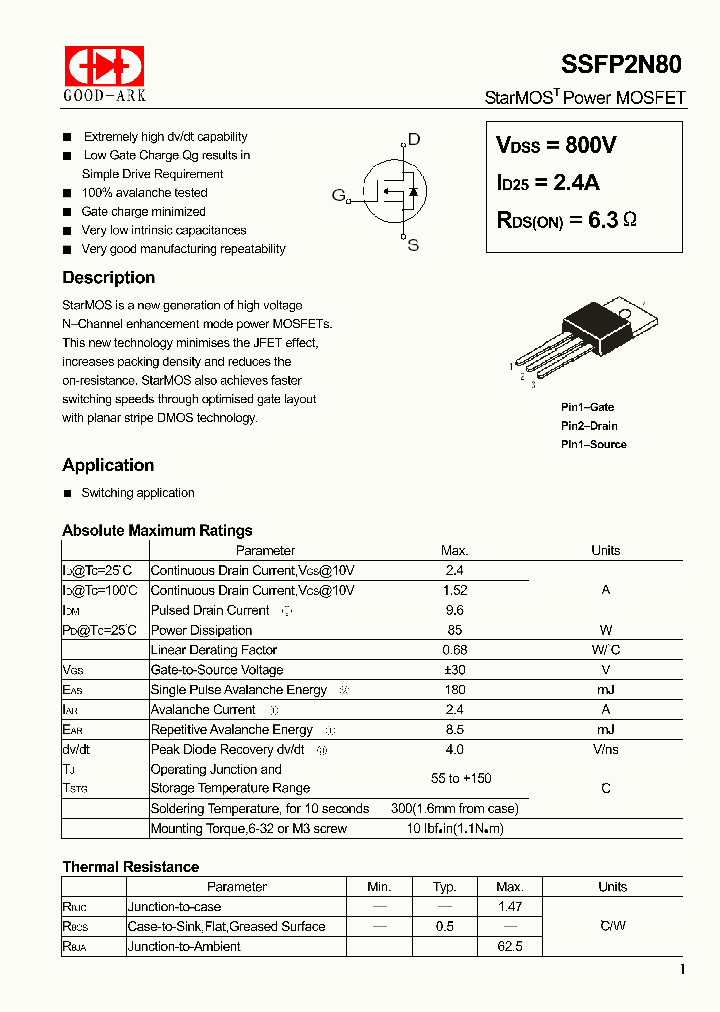SSFP2N80_4766353.PDF Datasheet