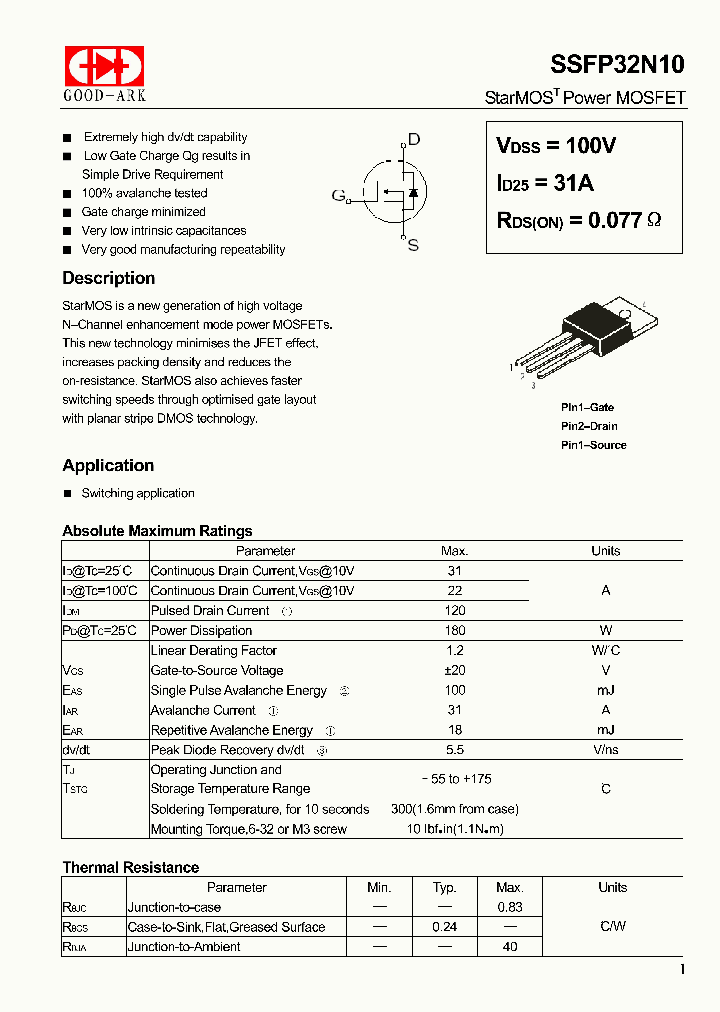 SSFP32N10_4714164.PDF Datasheet