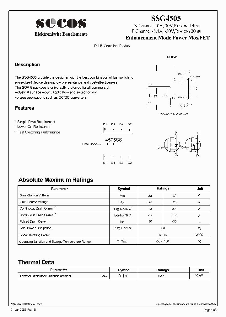 SSG4505_4589294.PDF Datasheet