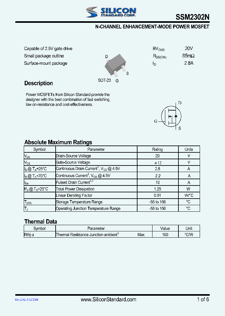 SSM2302N_4812837.PDF Datasheet