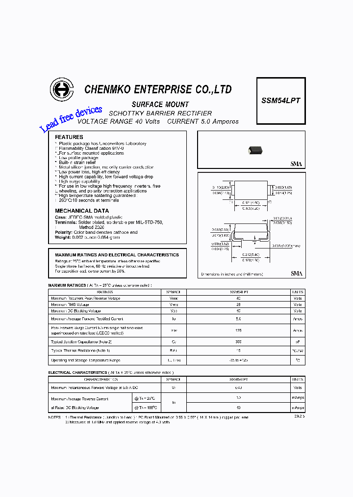 SSM54LPT_4796906.PDF Datasheet