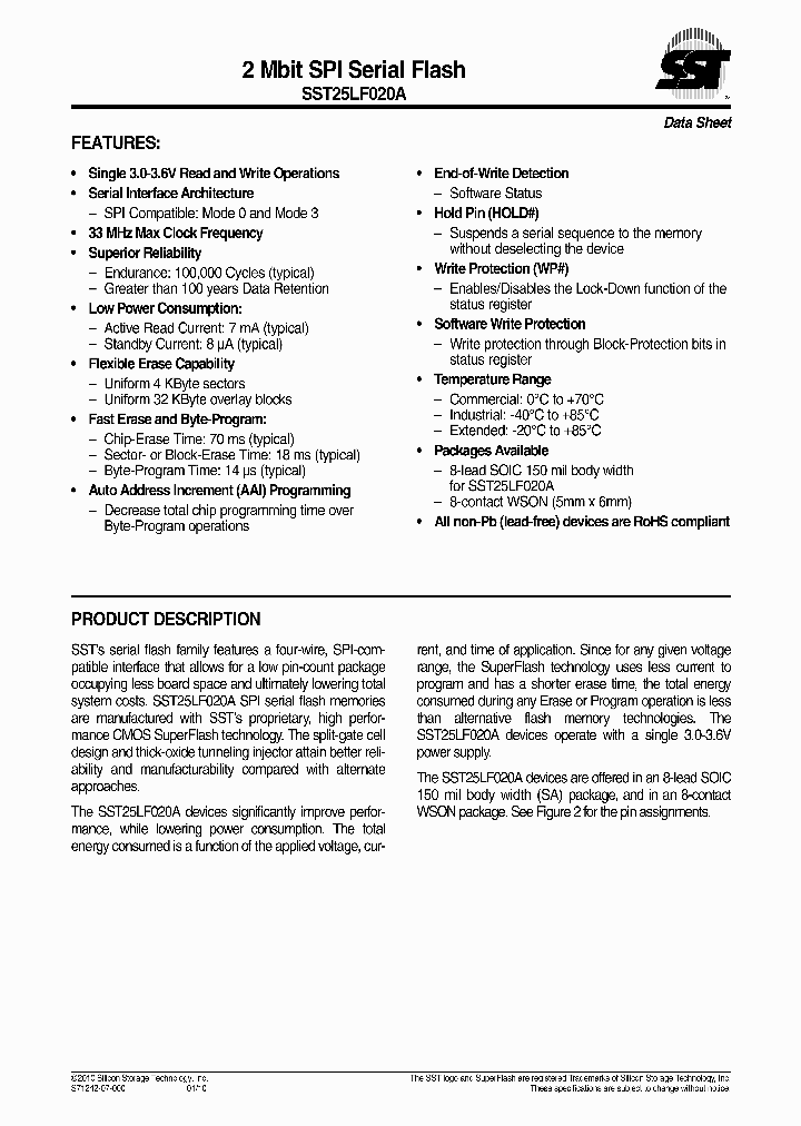 SST25LF020A10_4894610.PDF Datasheet