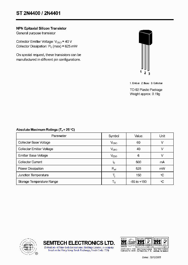 ST2N4400_4430626.PDF Datasheet