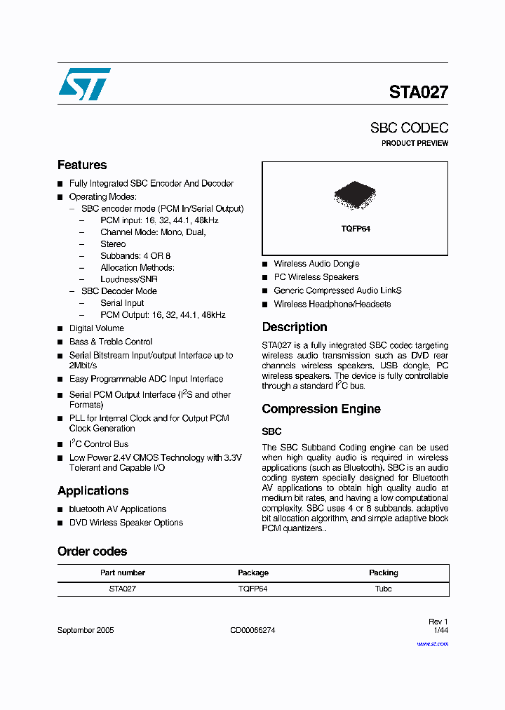 STA027_4183309.PDF Datasheet