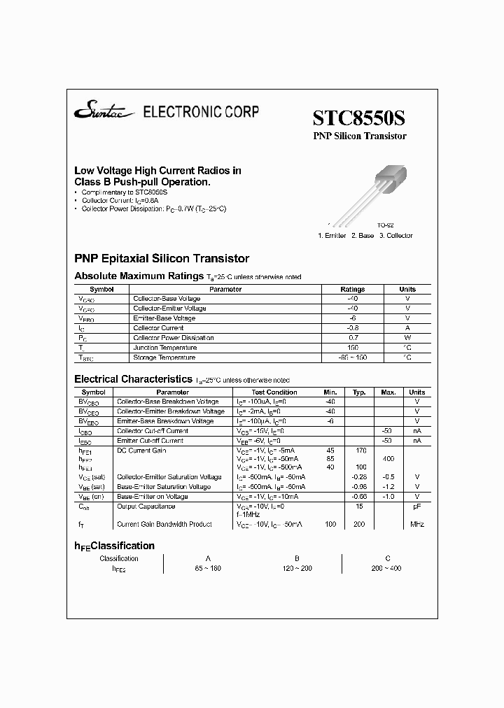 STC8550S_4314290.PDF Datasheet