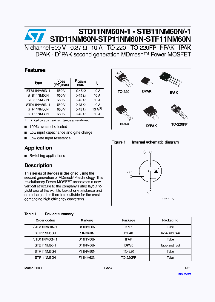 STD11NM60N-108_4489797.PDF Datasheet