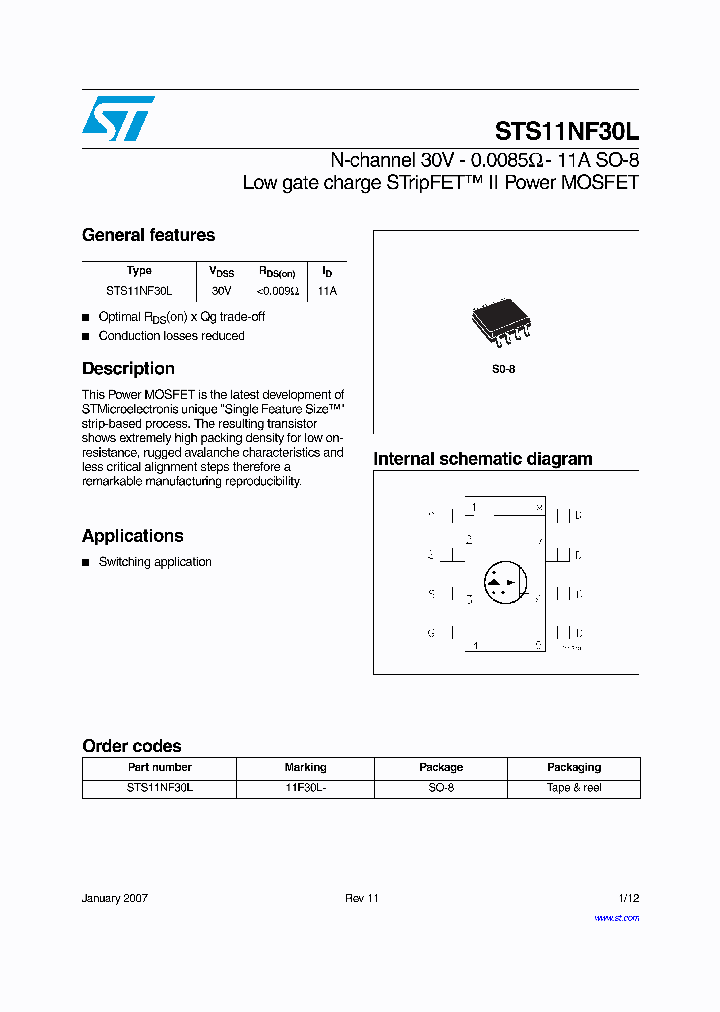 STS11NF30L_4252413.PDF Datasheet