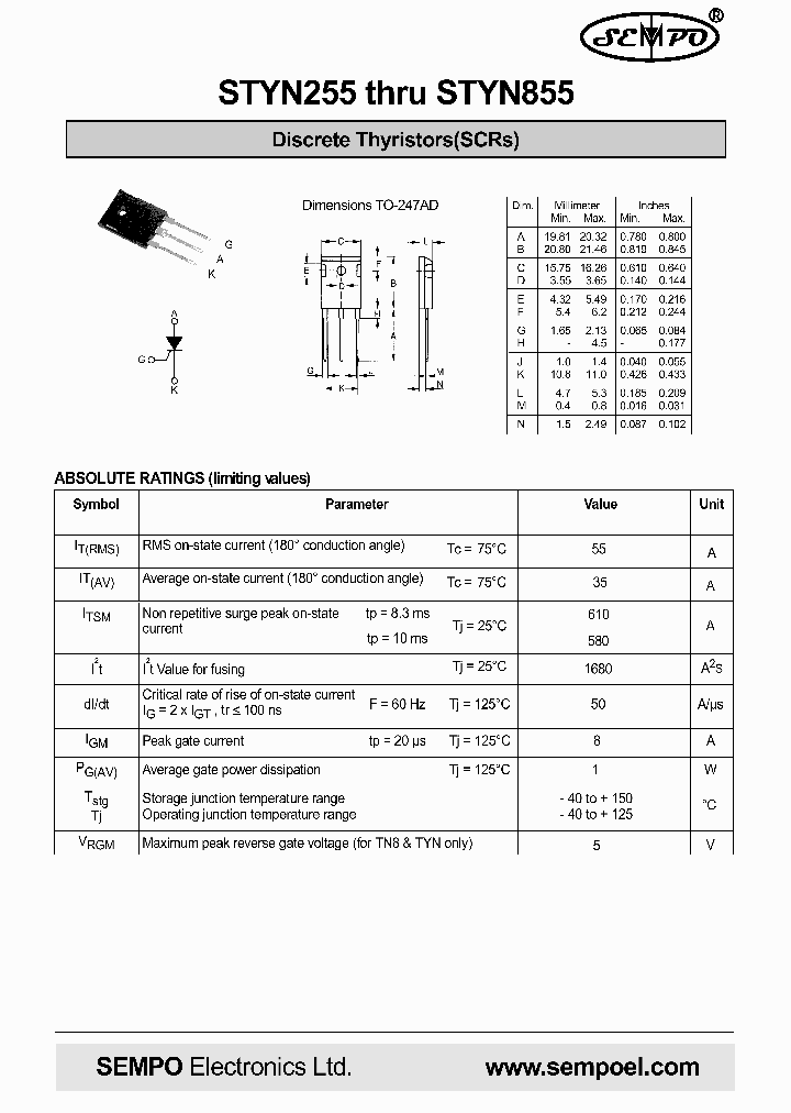 STYN255_4167238.PDF Datasheet