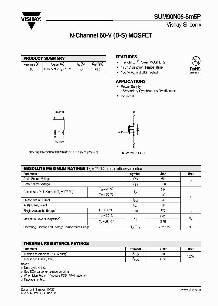 SUM90N06-5M5P_4258215.PDF Datasheet