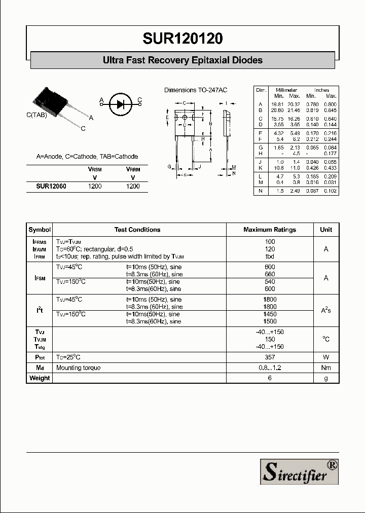 SUR120120_4392810.PDF Datasheet