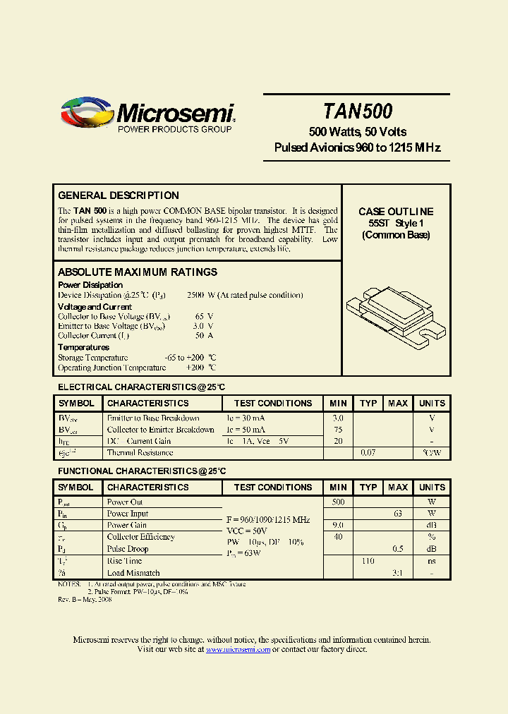 TAN500_4710427.PDF Datasheet