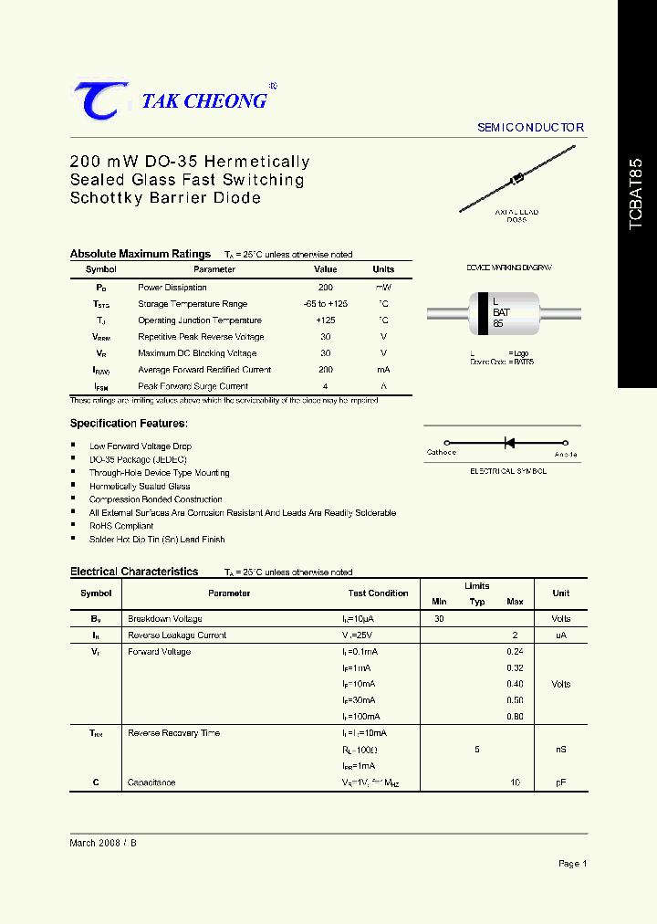 TCBAT85_4553463.PDF Datasheet