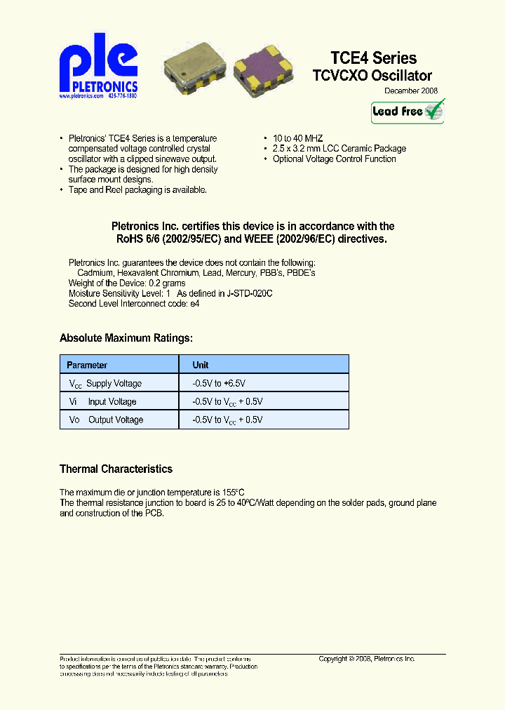 TCE4024035C_4566628.PDF Datasheet