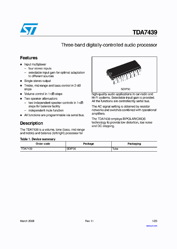 TDA743908_4789618.PDF Datasheet