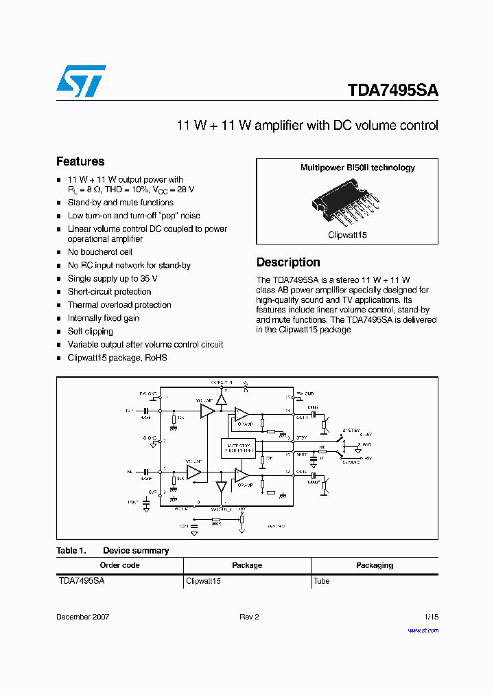 TDA7495SA07_4220367.PDF Datasheet